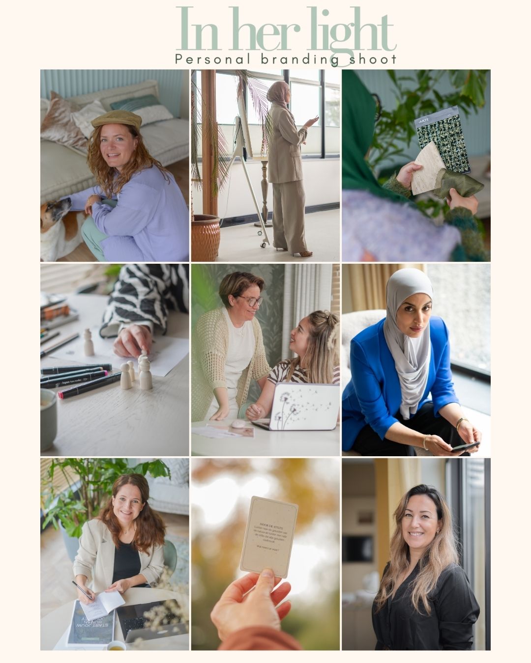 In her Light photoshoot